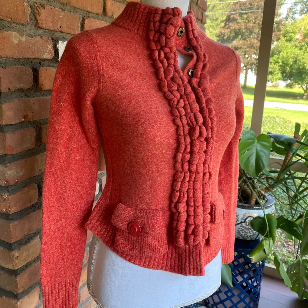 Moth Floating Sparkes Wool Snap Cardigan